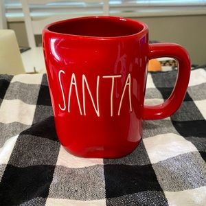 Red Santa Rae Dunn mug 🎅🏻